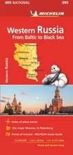 Michelin Western Russia Road and Tourist Map 805: From Baltic to Black Sea