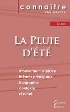 Fiche de lecture La Pluie d'été de Marguerite Duras (Analyse littéraire de référence et résumé complet)