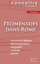 Fiche de lecture Promenades dans Rome (Analyse littéraire de référence et résumé complet)