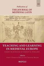 Teaching and Learning in Medieval Europe