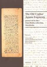 The Old Uyghur Agama Fragments Preserved in the Sven Hedin Collection, Stockholm