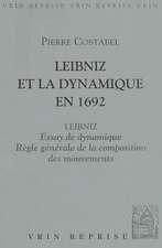 Leibniz Et La Dynamique En 1692