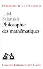 Philosophie Des Mathematiques