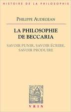 La Philosophie de Beccaria