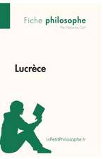 Lucrèce (Fiche philosophe)