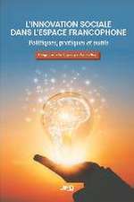 L'innovation sociale dans l'espace francophone: Politiques, pratiques et outils