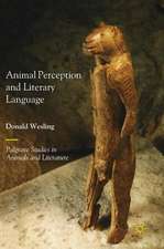 Animal Perception and Literary Language