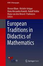 European Traditions in Didactics of Mathematics