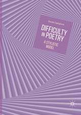 Difficulty in Poetry