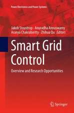 Smart Grid Control: Overview and Research Opportunities