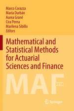 Mathematical and Statistical Methods for Actuarial Sciences and Finance: MAF 2018