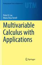 Multivariable Calculus with Applications