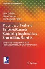 Properties of Fresh and Hardened Concrete Containing Supplementary Cementitious Materials: State-of-the-Art Report of the RILEM Technical Committee 238-SCM, Working Group 4