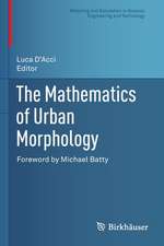 The Mathematics of Urban Morphology