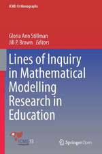 Lines of Inquiry in Mathematical Modelling Research in Education