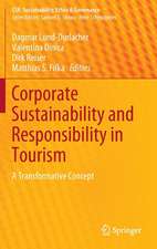 Corporate Sustainability and Responsibility in Tourism: A Transformative Concept