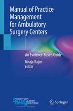 Manual of Practice Management for Ambulatory Surgery Centers