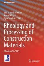 Rheology and Processing of Construction Materials: RheoCon2 & SCC9