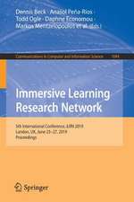 Immersive Learning Research Network: 5th International Conference, iLRN 2019, London, UK, June 23–27, 2019, Proceedings