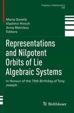 Representations and Nilpotent Orbits of Lie Algebraic Systems: In Honour of the 75th Birthday of Tony Joseph