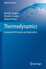 Thermodynamics: Fundamental Principles and Applications