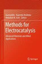 Methods for Electrocatalysis: Advanced Materials and Allied Applications