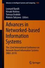 Advances in Networked-based Information Systems: The 22nd International Conference on Network-Based Information Systems (NBiS-2019) 