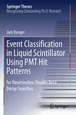 Event Classification in Liquid Scintillator Using PMT Hit Patterns: for Neutrinoless Double Beta Decay Searches