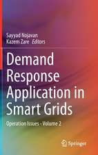 Demand Response Application in Smart Grids: Operation Issues - Volume 2