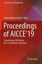 Proceedings of AICCE'19: Transforming the Nation for a Sustainable Tomorrow