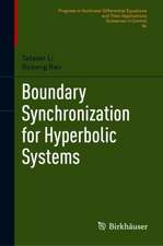Boundary Synchronization for Hyperbolic Systems