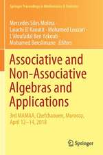 Associative and Non-Associative Algebras and Applications: 3rd MAMAA, Chefchaouen, Morocco, April 12-14, 2018