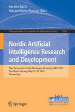 Nordic Artificial Intelligence Research and Development: Third Symposium of the Norwegian AI Society, NAIS 2019, Trondheim, Norway, May 27–28, 2019, Proceedings