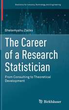 The Career of a Research Statistician: From Consulting to Theoretical Development