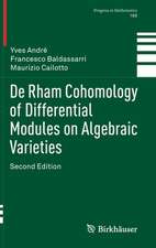 De Rham Cohomology of Differential Modules on Algebraic Varieties