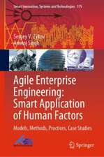 Agile Enterprise Engineering: Smart Application of Human Factors: Models, Methods, Practices, Case Studies