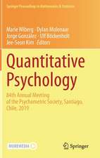 Quantitative Psychology: 84th Annual Meeting of the Psychometric Society, Santiago, Chile, 2019