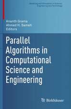 Parallel Algorithms in Computational Science and Engineering