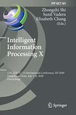 Intelligent Information Processing X: 11th IFIP TC 12 International Conference, IIP 2020, Hangzhou, China, July 3–6, 2020, Proceedings