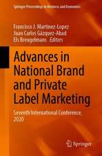 Advances in National Brand and Private Label Marketing: Seventh International Conference, 2020