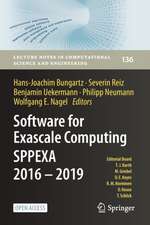 Software for Exascale Computing - SPPEXA 2016-2019