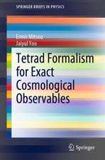 Tetrad Formalism for Exact Cosmological Observables