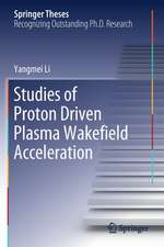 Studies of Proton Driven Plasma Wakeﬁeld Acceleration