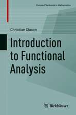 Introduction to Functional Analysis