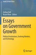 Essays on Government Growth: Political Institutions, Evolving Markets, and Technology