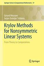 Krylov Methods for Nonsymmetric Linear Systems