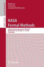 NASA Formal Methods: 12th International Symposium, NFM 2020, Moffett Field, CA, USA, May 11–15, 2020, Proceedings