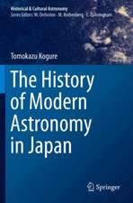 The History of Modern Astronomy in Japan