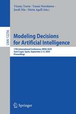 Modeling Decisions for Artificial Intelligence: 17th International Conference, MDAI 2020, Sant Cugat, Spain, September 2–4, 2020, Proceedings