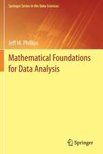 Mathematical Foundations for Data Analysis